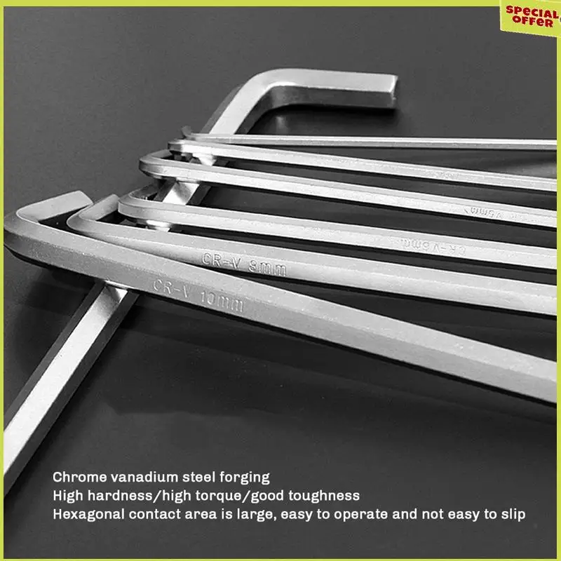 

A34R Hex Key Set Hex Wrench Screwdriver Set Hexagon Spanner Universal Wrench Ball End Torx Star Key Multitool L Type