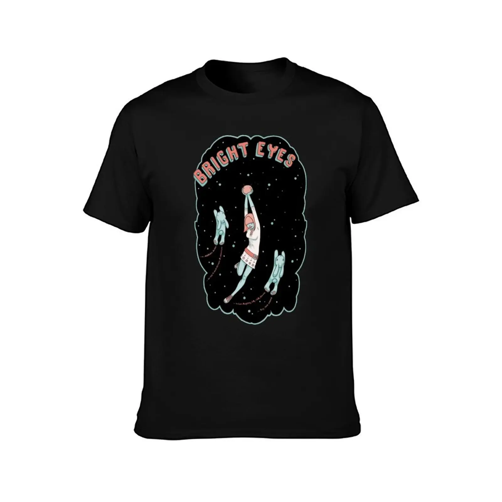 Bright eyes T-Shirt Basic Short Sleeve Cotton Blend T-Shirt