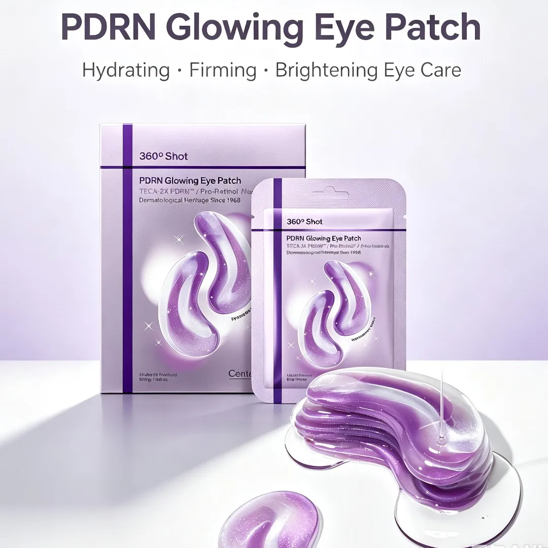 PDRN Lifting Eye Serum Patches 6Pairs/Box Glowing Calming Hydrating Mask Increase Elasticity Rejuvenate Skin Care Eye Essence