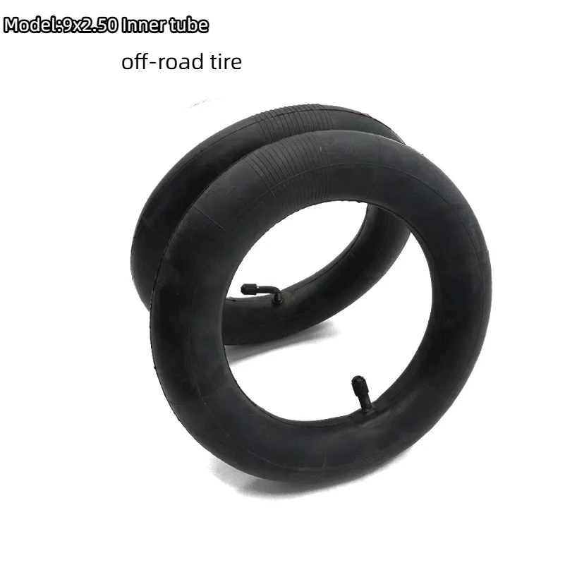 Tire model 9x2.50 tyre inner tube suitable for scooter off-road 9-inch 0-degree straight mouth butyl rubber inner tube