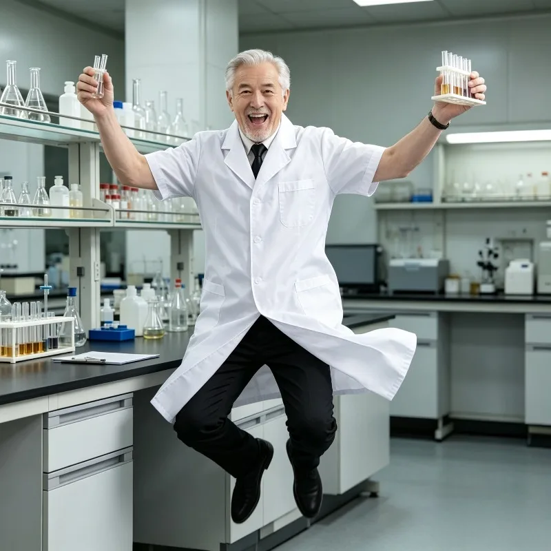 Men's Pharmacy Lab Coat Short Sleeved Laboratory Coat Long Robe Nurse and Pharmacist Work Clothes