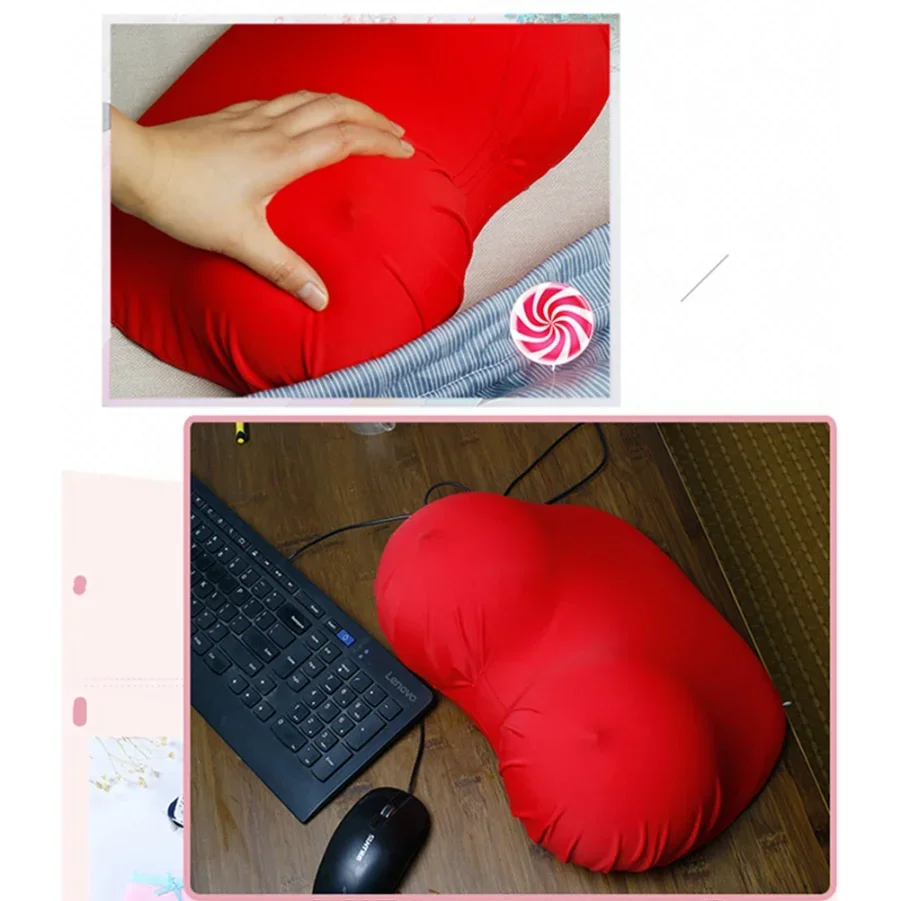 Memory Foam Breast Pillow Neck Cushion Soft Back Support Pillow Sleep Pillow for Men and Women