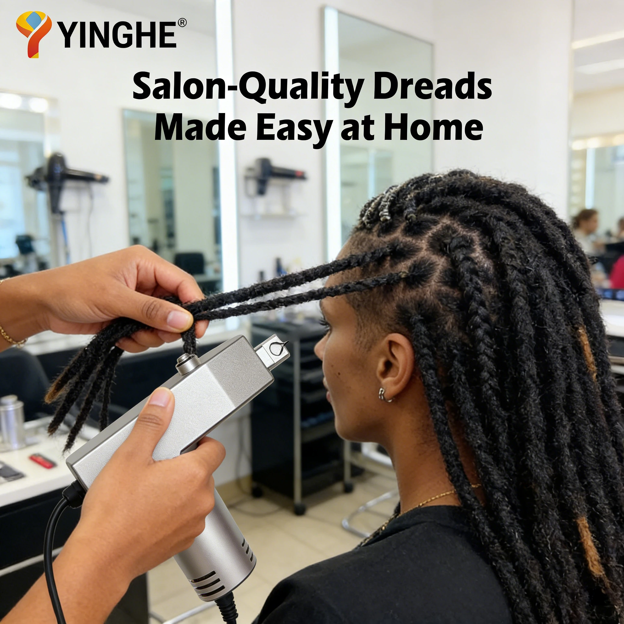 

Портативная электрическая машинка для плетения косичек - усовершенствованная машина для дредов с многоголовочной системой для легкой укладки