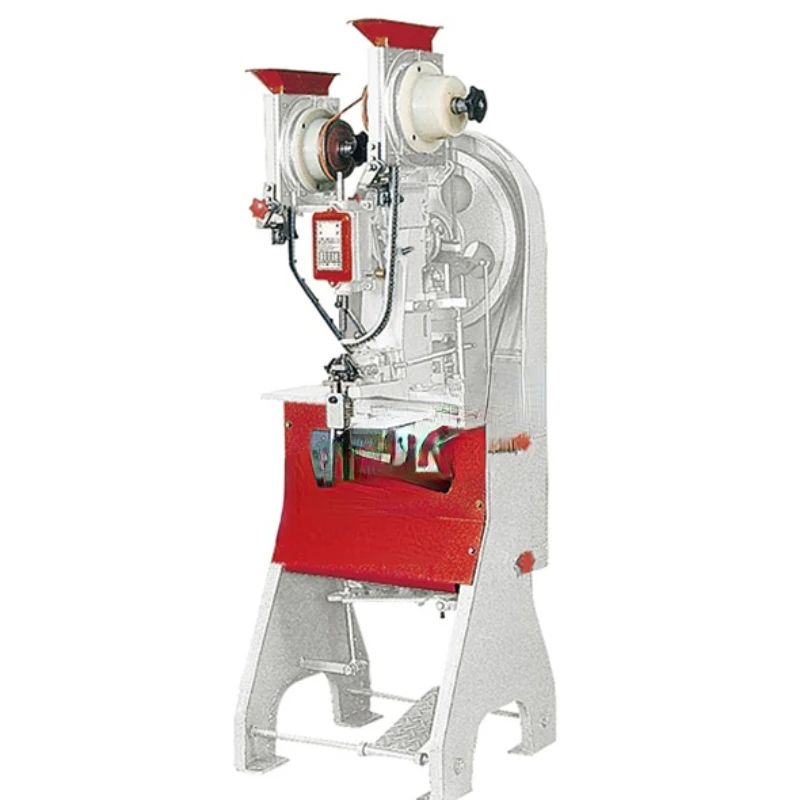 Shoemaking Automatic feed Eyelet/Button fastening machine, tarpaulin eyelet fixing machine, Ad banner eyelet fixing machine