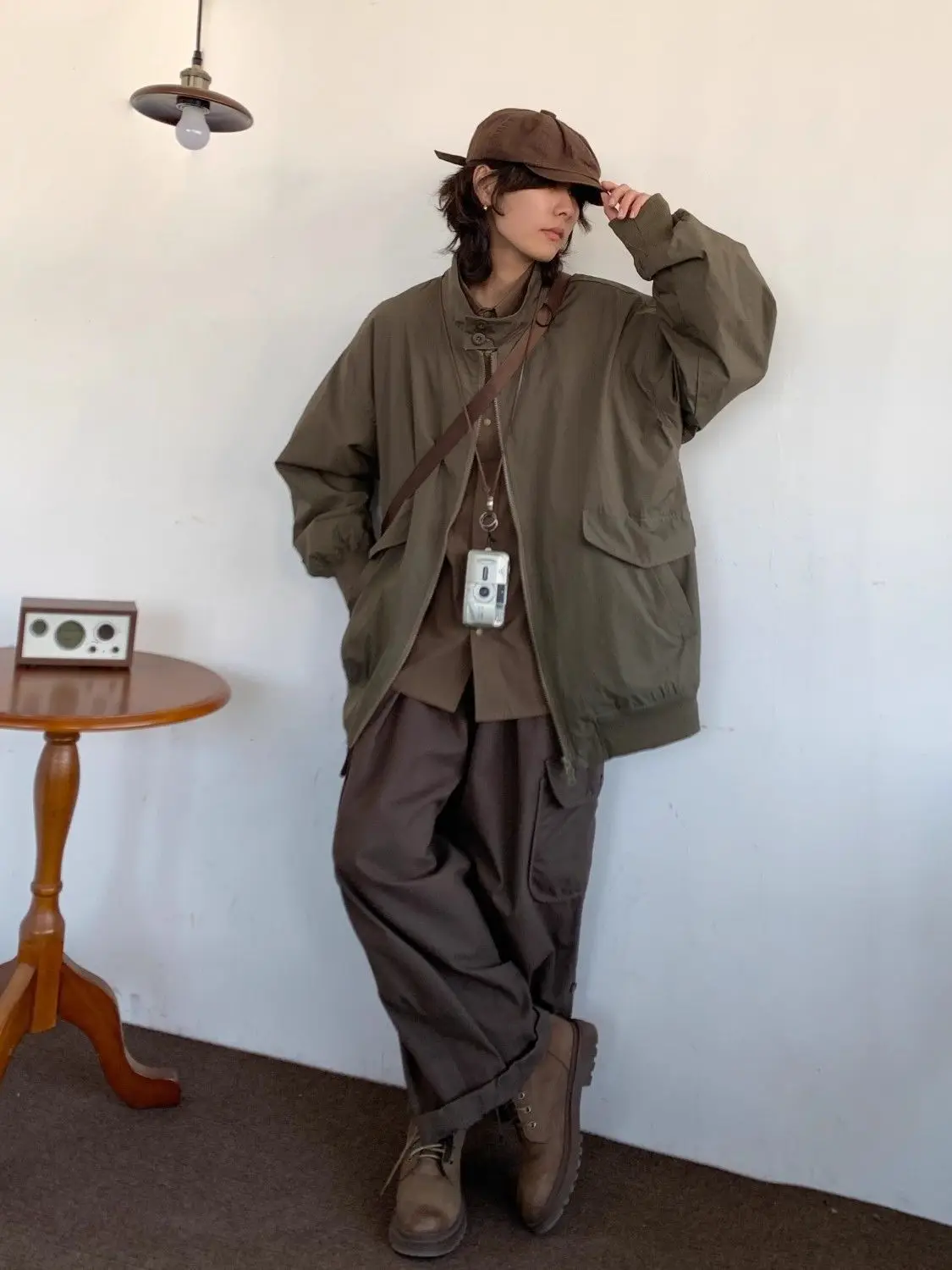 Giubbotti bomber Giacca da donna con colletto invernale imbottito Vestibilità rilassata Arrampicata Avventura Escursionismo All'aperto Resistente antivento Ins