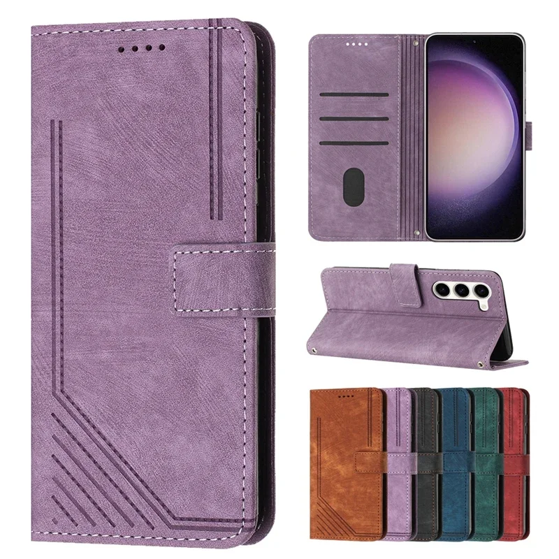 

Card Slots Wallet Case for Samsung Galaxy S25 Ultra S25 Plus S24 S23 S22 S21 S20 S10 S9 Note 20 10 PU Leather Lanyard Flip Cover