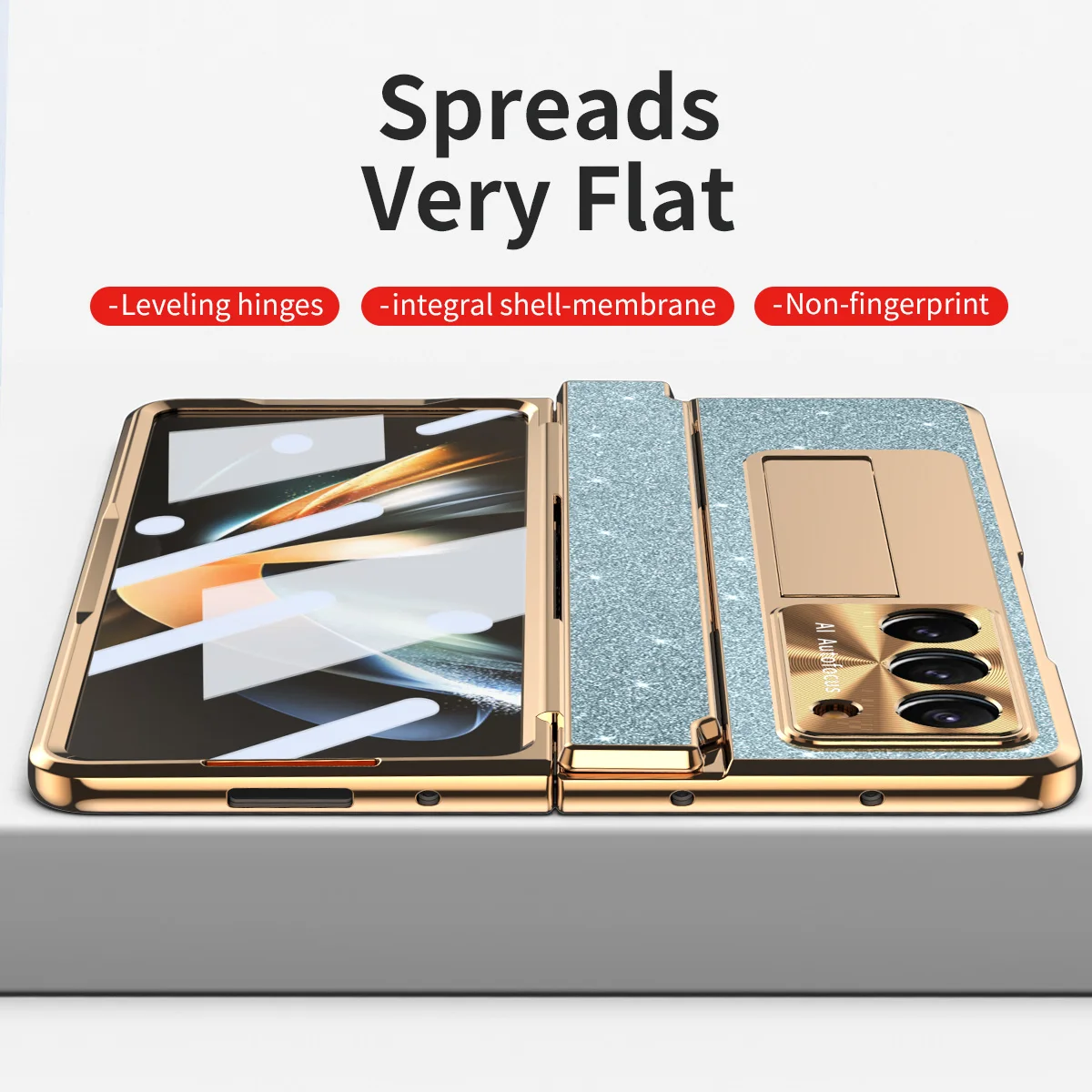 Luxury Leather Case for Samsung Galaxy Z Fold 7 6 5 4 3 5G Case Ultra-Thin Plating Hinge Protection Case For Samsung Z Fold5 4 3
