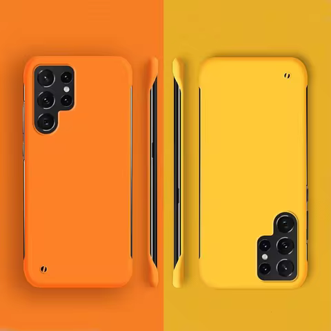 Ultra Slim PC Hard Frameless Case For Samsung S25 Ultra S24 Plus S23 S22 S21 S20 S24 FE Note 20 Ultra 10 Plus Matte Phone Cover