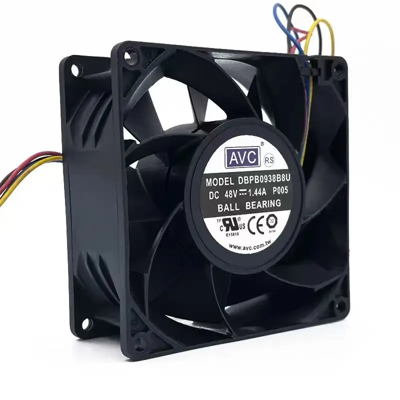 For AVC DBPB0938B8U 9038 48V 1.44A PWM Adjustable Speed High Air Volume Fan 9CM
