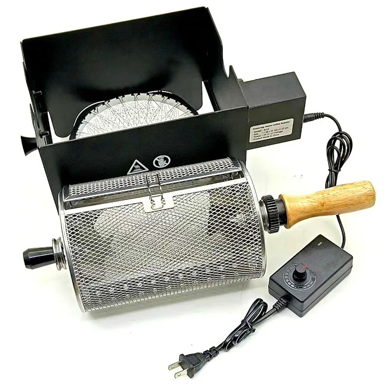 200 جرام تسخين الغاز محمصة حبوب البن عملية سهلة آلة تحميص حبوب البن المنزلية في المخزون