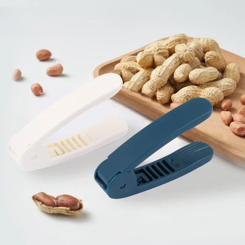 Peanut Seed Peeler Household Manual Peanut Sheller Clip Multi-functional Sheller Plastics Peanut Seed Shell Opening Tool