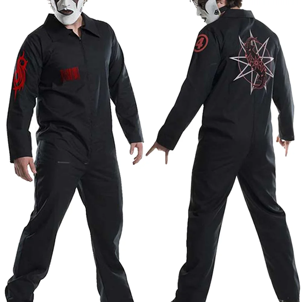 Fantasia Mick Cosplay Clothing Jumpsuit Band Slip Cosplay Knot Stage Disfraz Costume Men Male Halloween Carnival Party Clothes