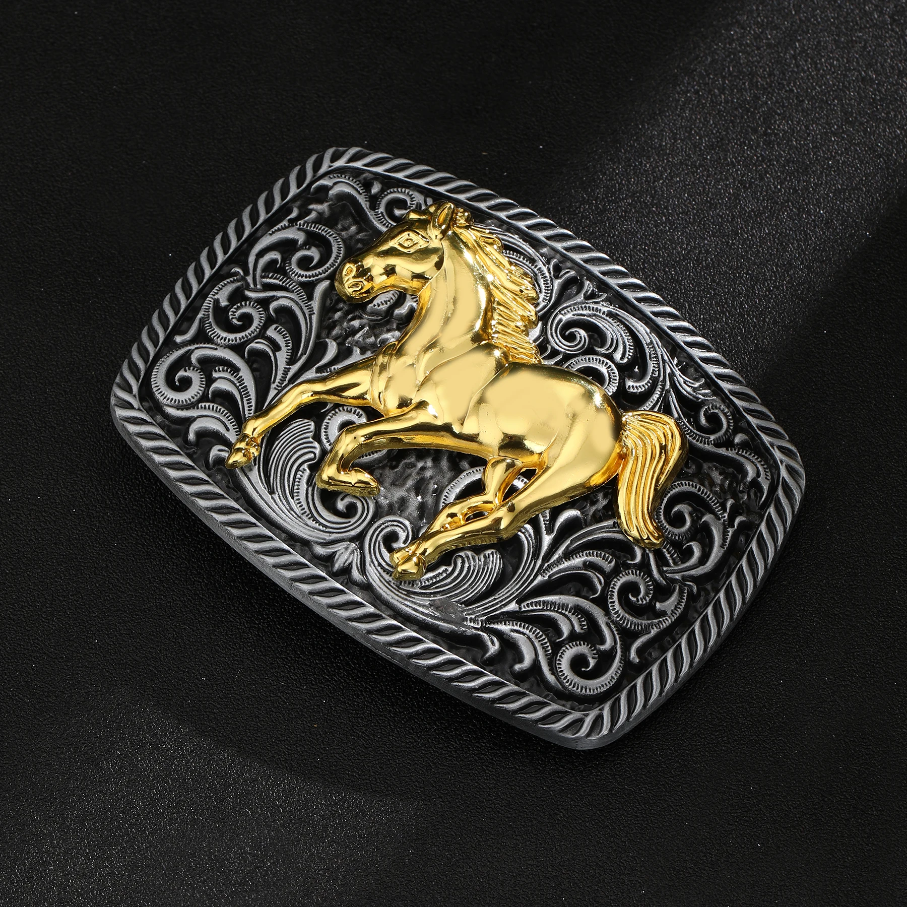 Western Belt Buckles for Men Women Cowboy Rodeo Cowgirl Western Party Mens Replacement Novelty Belt Buckle Gifts