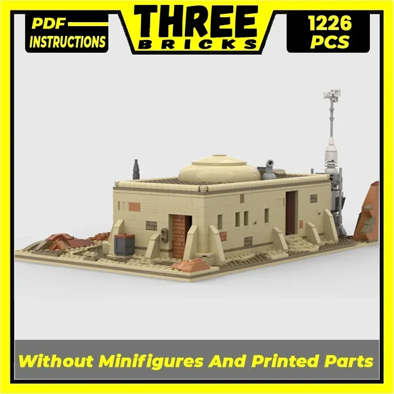 스타 영화 모델 Moc 빌딩 벽돌 사막 임시 교환 기술 모듈 형 블록 선물 크리스마스 장난감 DIY 세트 조립