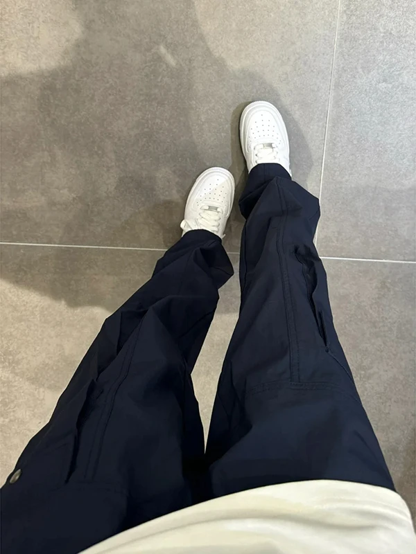 

Мужские рабочие брюки American Style с множеством карманов, быстросохнущие, для активного отдыха, прямого кроя, повседневные, модные