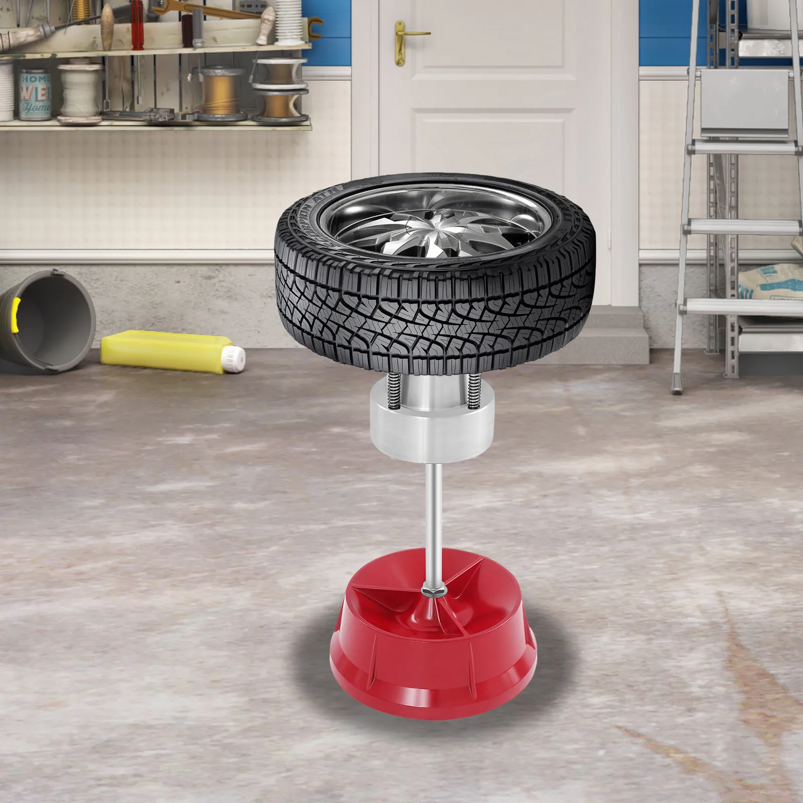 Machine portative d'équilibrage de pneu de roue de moyeux avec la Machine d'équilibrage de jante d'équilibrage de réparation de roue de voiture de niveau à bulle pour le camion léger de voiture