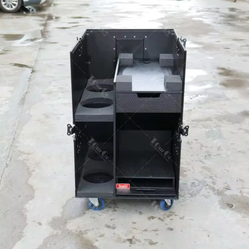 Todo negro MDG Atmosphere Hazer Flight Case para ATMe M3e Max 3000