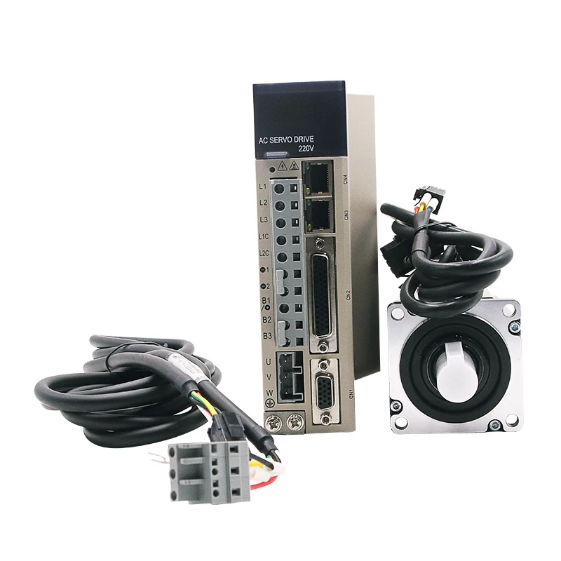 

Заводской однофазный серводвигатель переменного тока Siheng 90 мм, 750 Вт, 2,39 нм, 220 В, с драйвером для литьевой техники