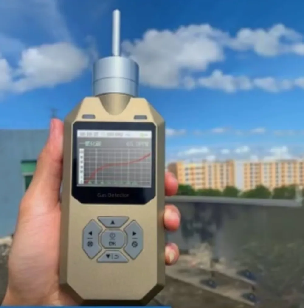 

Suction Gas Detector Handheld Portable Combustible Oxygen VOC Concentration Alarm