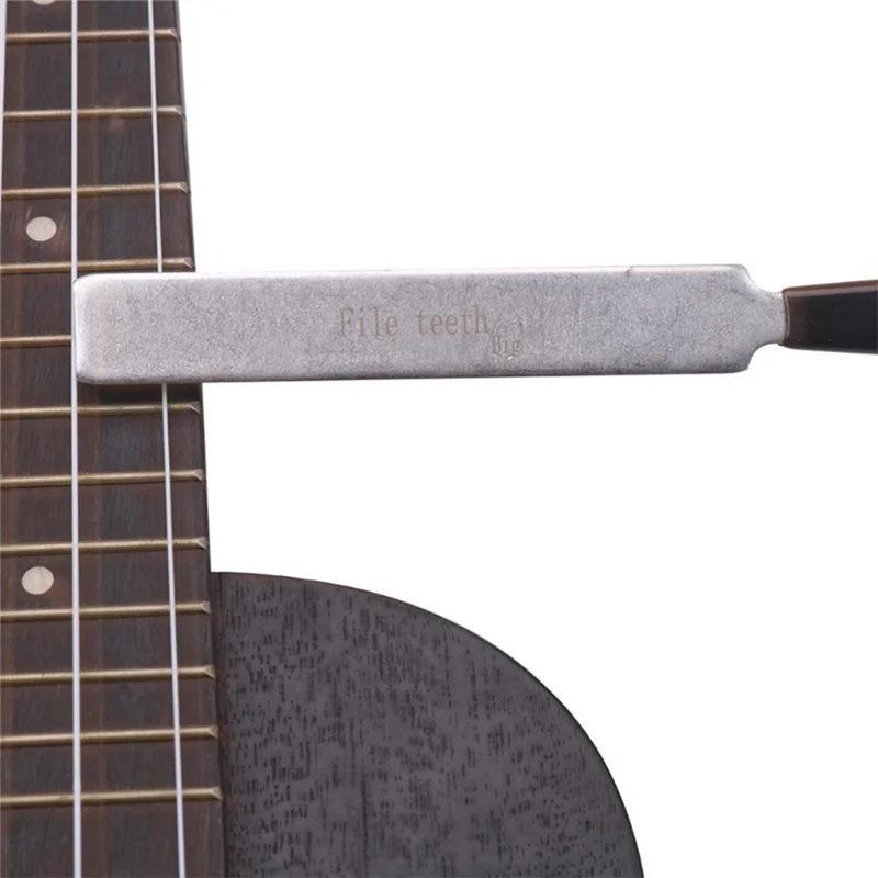 3 Piece Double-Edged Nut Slotted File Set Fret And Crown File Luthier's Tool Guitar Tool Set-AT20