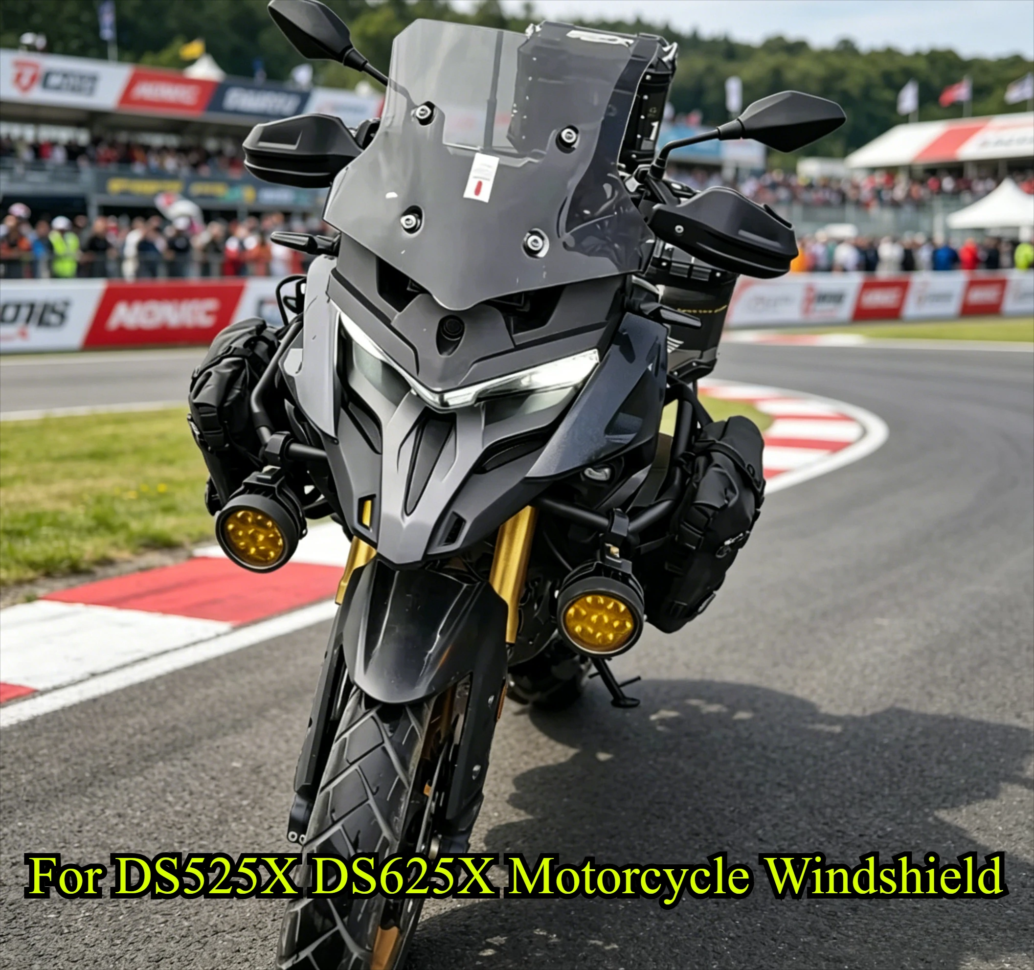 

For VOGE DS525X Motorcycle Front Windshield Modification Accessories For DS625X Heightened Windproof Device Protective Cover