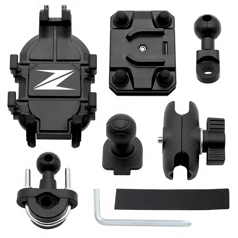 حامل هاتف الدراجة النارية ركوب الملاحة قوس للصدمات لكاواساكي Z900 Z1000 Zontes 150NK Z650 Z750 Z800 اكسسوارات #3