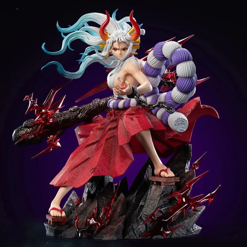 Neue One Piece Yamato Gk Figur Anime Sammlerstatue PVC Desktop-Dekoration Heimdekoration für Anime-Fans Otaku-Enthusiasten
