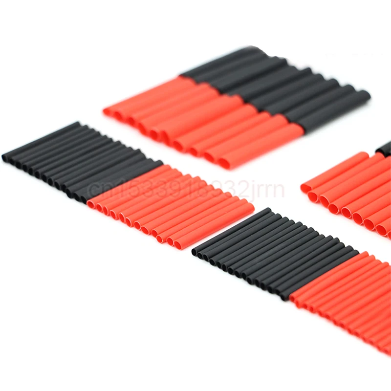 127PCS 2:1 Heat Shrink Tube Sleeving Tubing Assortment Kit Electrical Connection Electrical Wire Wrap Cable Waterproof Shrinkage