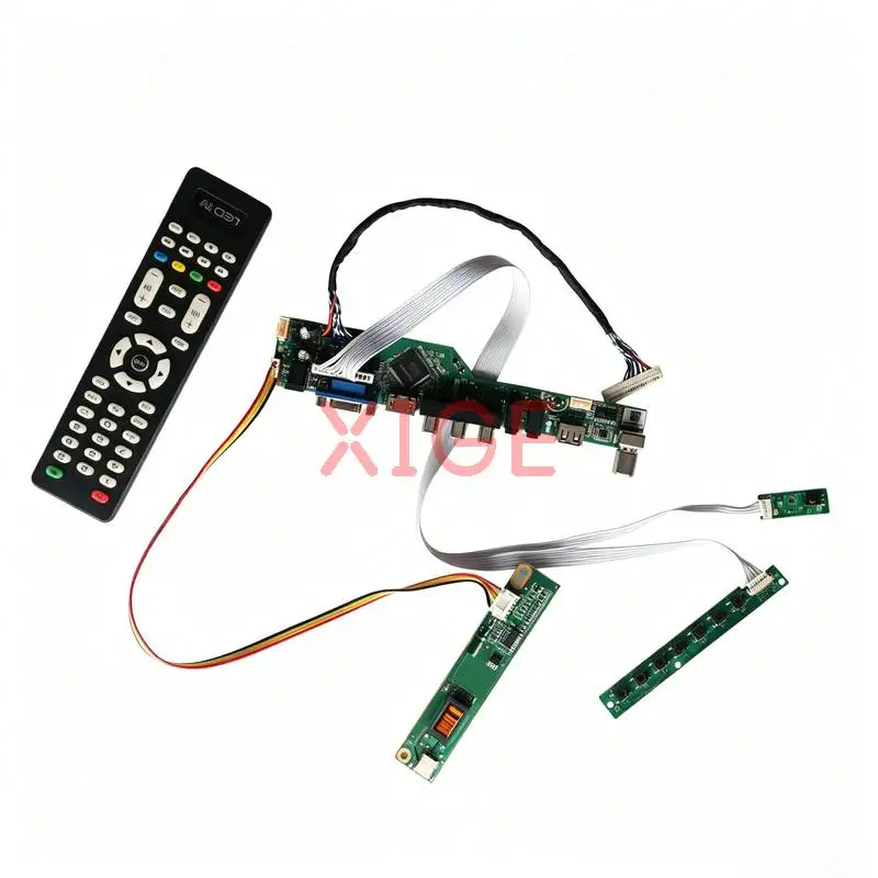 

Screen Controller Board Fit LTN160HT01 N184H3 LQ164M1LD4C LQ164M1LD4A 1920x1080 30 Pin LVDS USB+AV+VGA+HDMI 1-CCFL 1920*1080 Kit