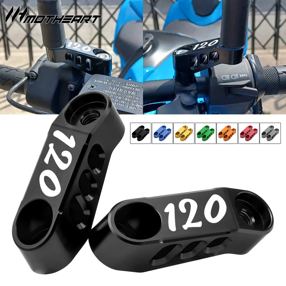 Motorcycle Mirrors Bracket For Bonneville T120 2016‑2024 Mirror Risers Extension Adapters Improved Visibility Accessories