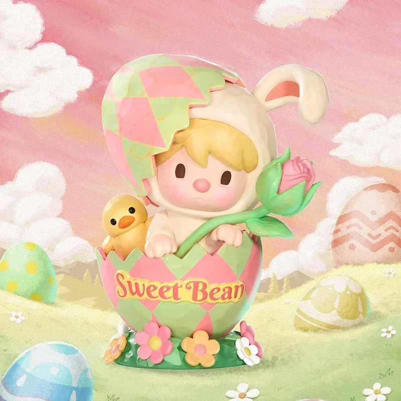 

POP MART Sweet Bean Easter Bunny Figure Series Toys Doll Cute Anime Figure Desktop Ornaments Gift Collection