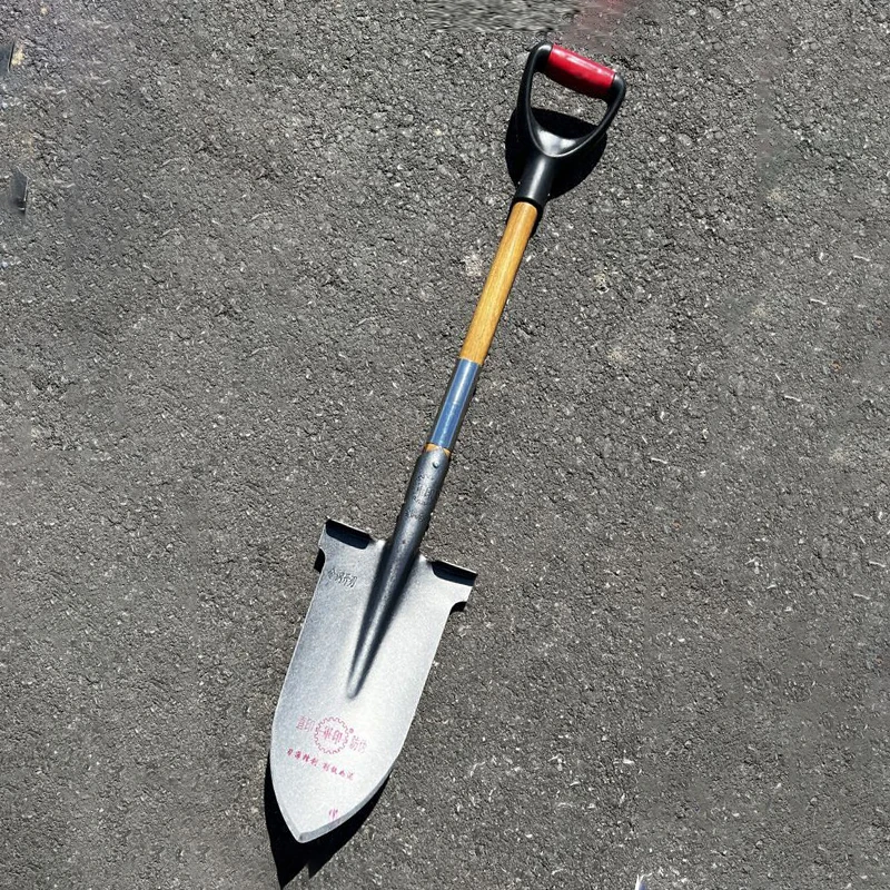 Detachable Shovel Outdoor Camping Pointed Shovel  Foldable Portable Gardening Spade Farmland Garden Spade  Manganese Steel