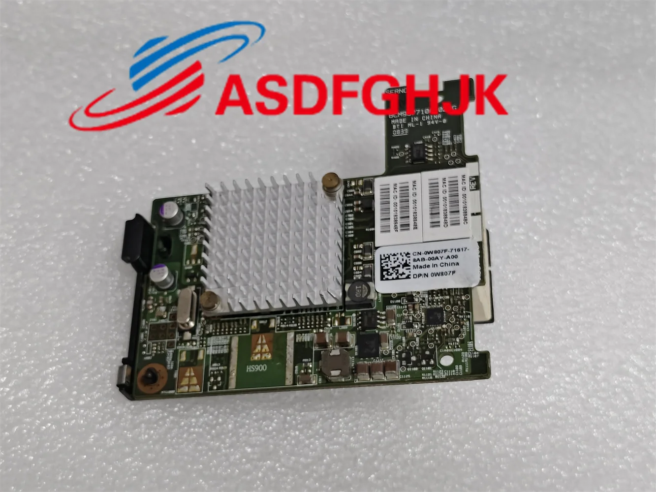 FOR Dell Broadcom Nextreme II 57710 Dual Port 10GbE Mezzanine Card 0W807F W807F