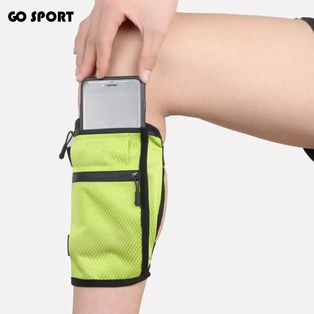

Nylon Outdoor Calf Bag Stylish Waterproof Leg Wallet Bag Convenient Lightweight Running Phone Storage Pouch Fitness