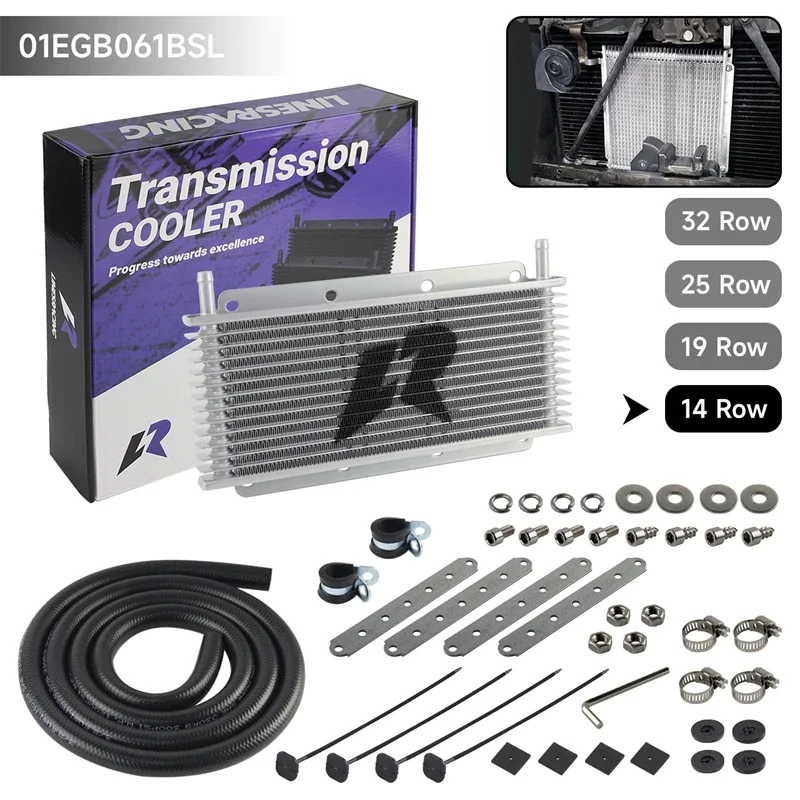 Universal 14 Row Transmission Oil Cooler Kit 11