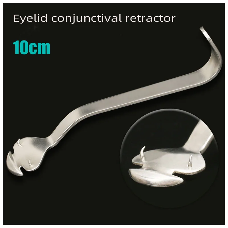 

Eyelid and conjunctiva retractor