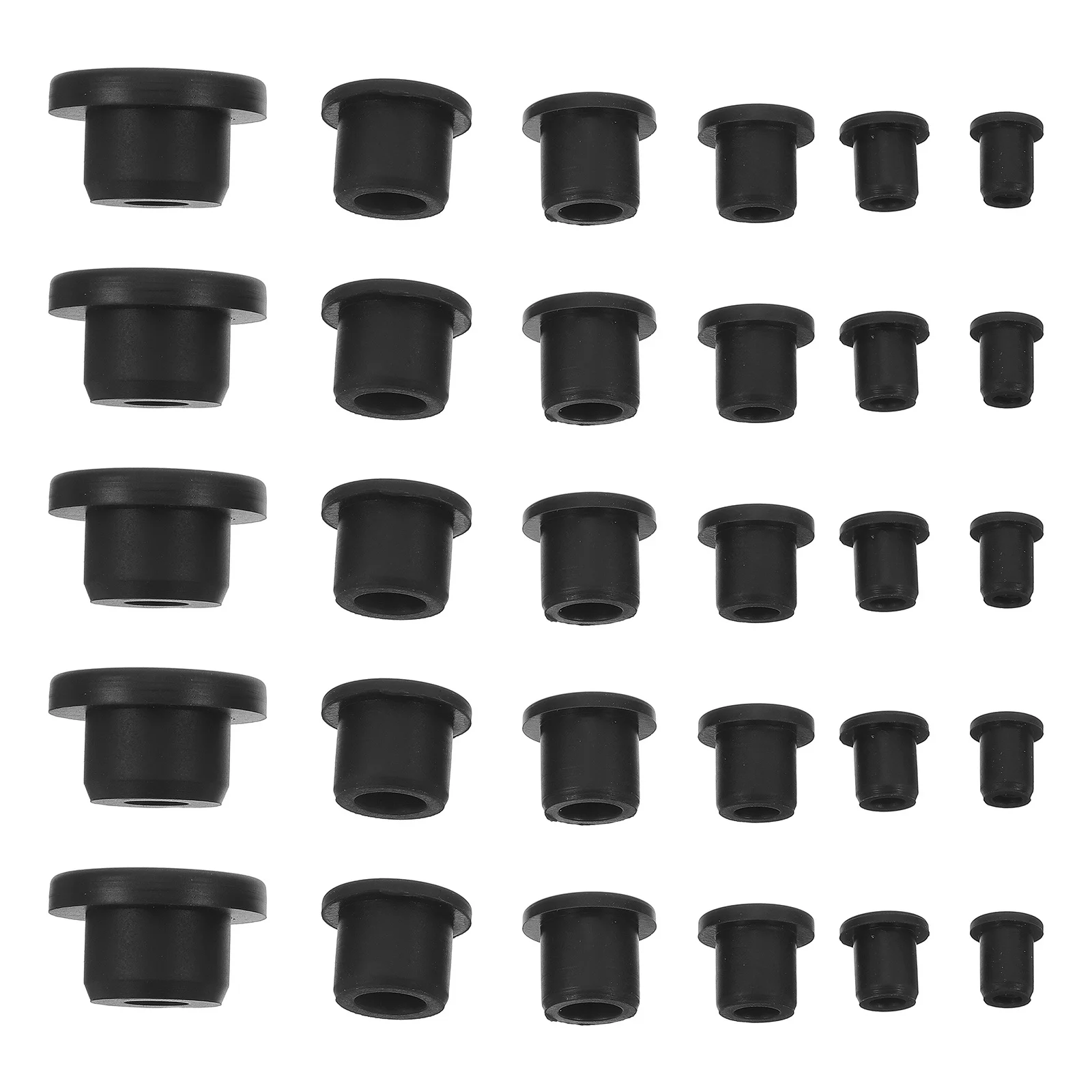 

100pcs Silicone Wire Grommets T-Shaped High Temp Resistant Waterproof Cable Hole Seal For Industrial Home Wiring Insulation
