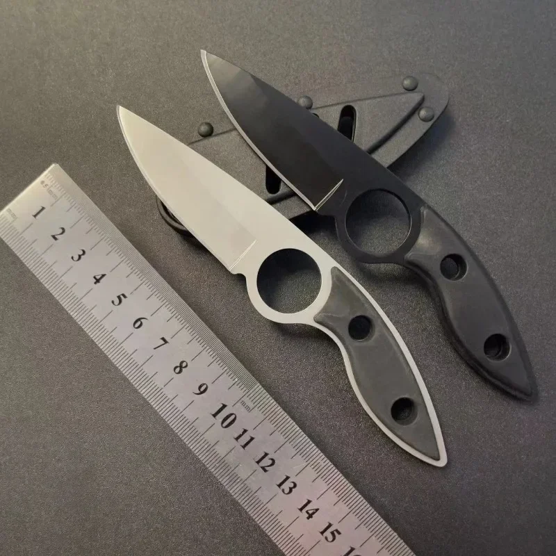 

2026 Новый уличный многофункциональный прямой нож, портативный нож для джунглей, нож для выживания в кемпинге EDC, с оболочкой K