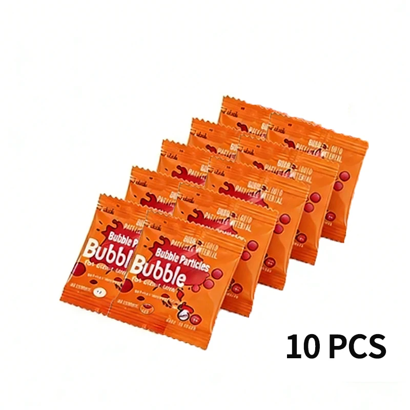 Nachfüllpackung für Seifenblasenmaschine – enthält 10 kleine Beutel. Sorgt für eine kontinuierliche Blasenbildung.