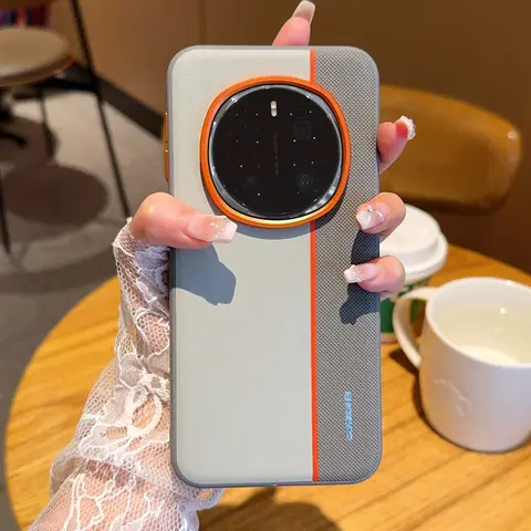 For Honor Magic 6 7 Pro Case Luxury PU Leather Colored Splicing Ultra-thin Protective Cover for HONOR Magic7