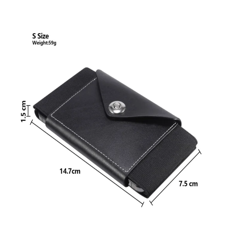 Invisible Anti Theft Stretch Belt Bag Fashion Men Multi-function Small Waist Bag Leather Belt Pack Wallet Coin Purse Ca