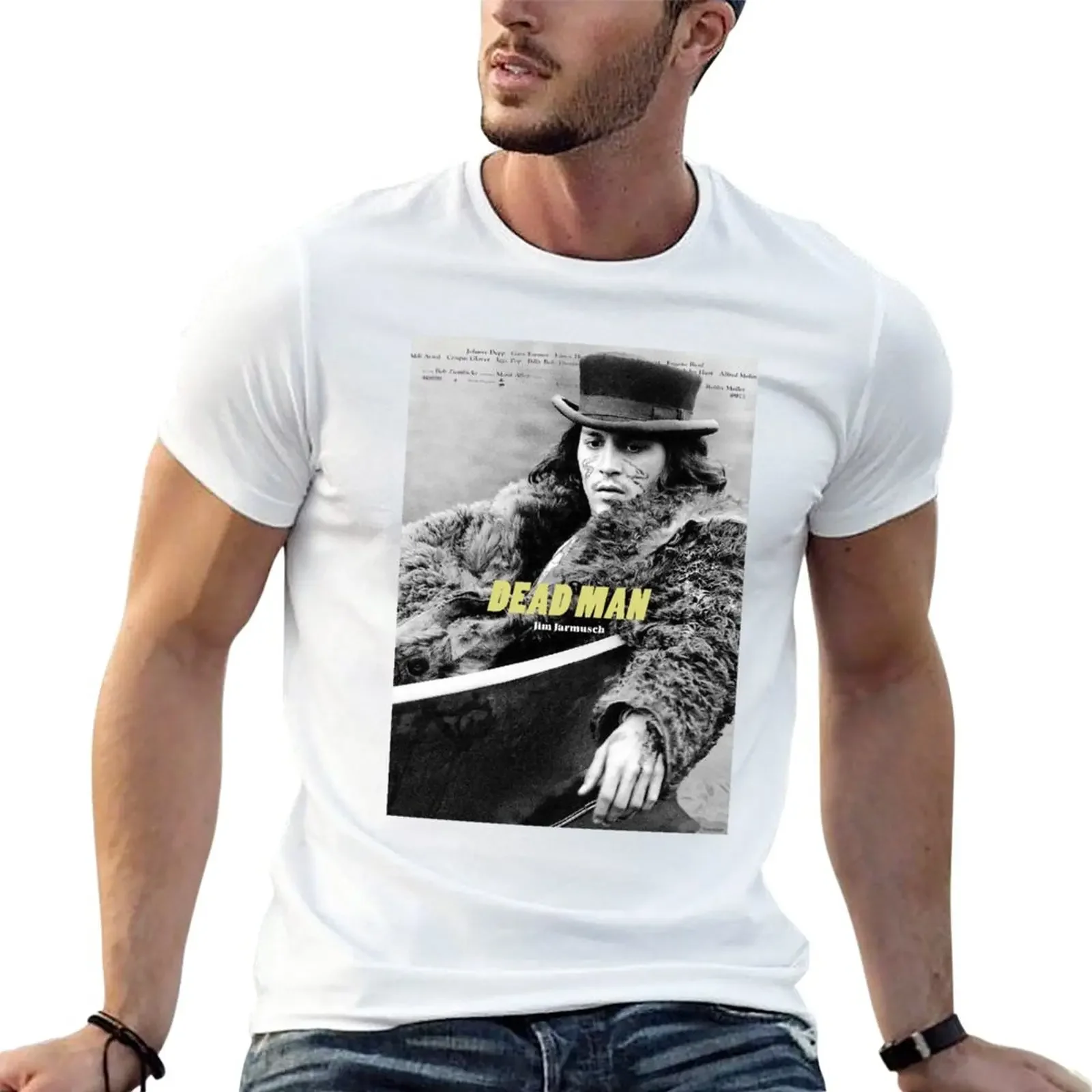 

New Movie poster - Dead Man - Jarmusch T-Shirt baggy shirts custom shirt for a boy men tshirt