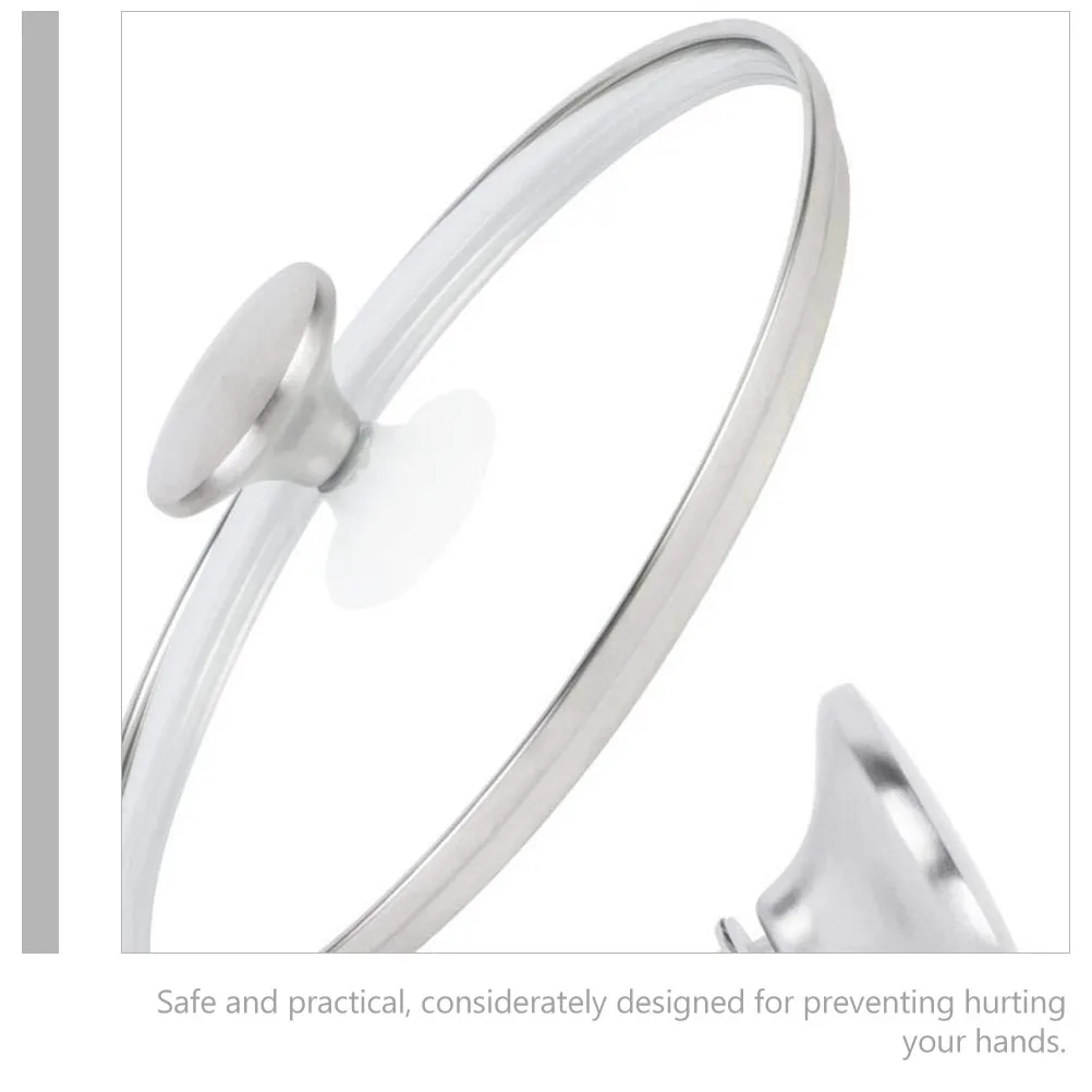 

2pcs Universal Pot Lid Handles Stainless Steel Replacement Knobs Heat-Resistant Anti-Scald Kitchen Accessories Cookware