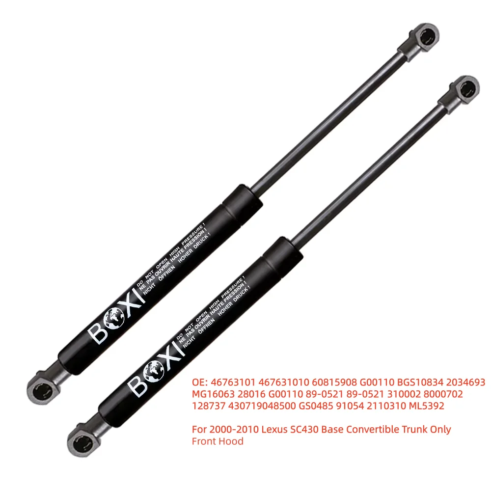 BOXI 2Pcs Front Hood Gas Spring Shock Lift Strut Support For Lancia Lybra 839AX 1999 - 2005 Saloon 46763101 60815908 Lift Struts