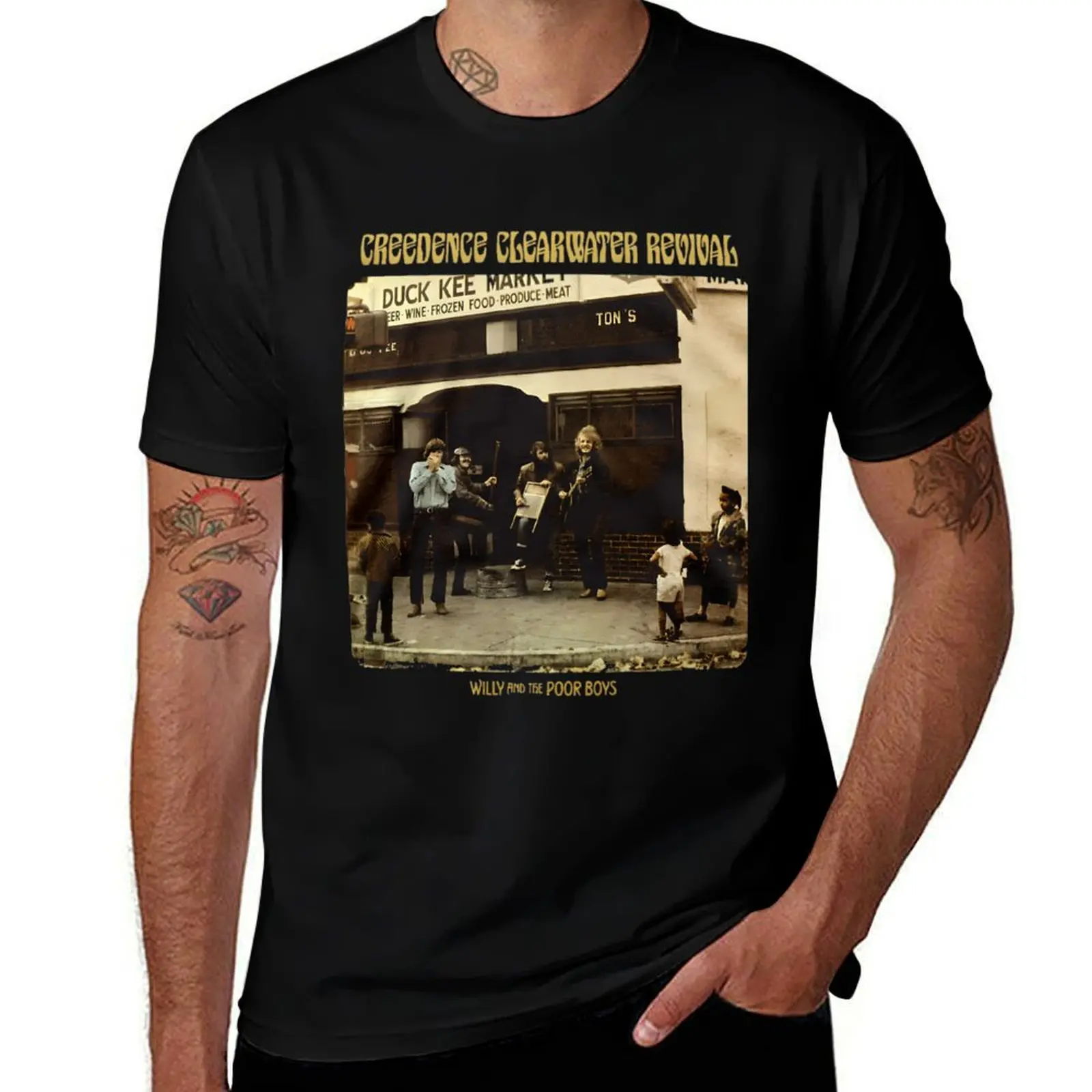 

Creedence Clearwater Revival Traditional T-Shirt man t shirts cotton cotton tshirt 100% men t shirt cotton 100% T-Shirt