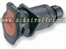 24V 15P/7P N+S Type Adapter Truck Trailer Interface Converter Socket Plug Heavy Duty Connector