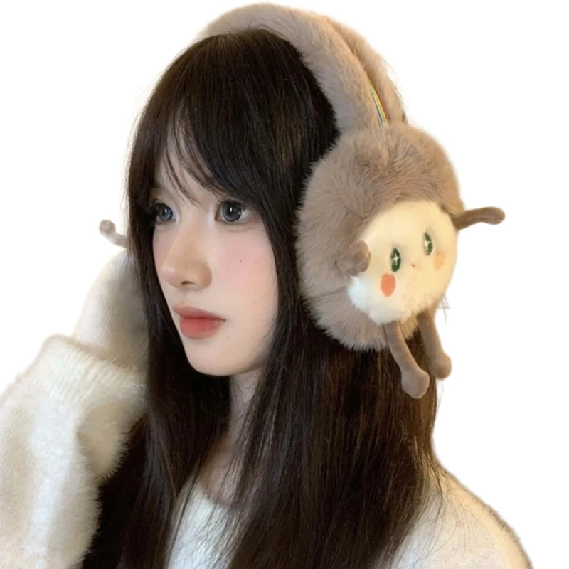 Lovely Sheep Winter Ear Muffs Soft & Warm Ear Covers for Women Teens Furry Plush Ear Protectors for Outdoor Dropshipping