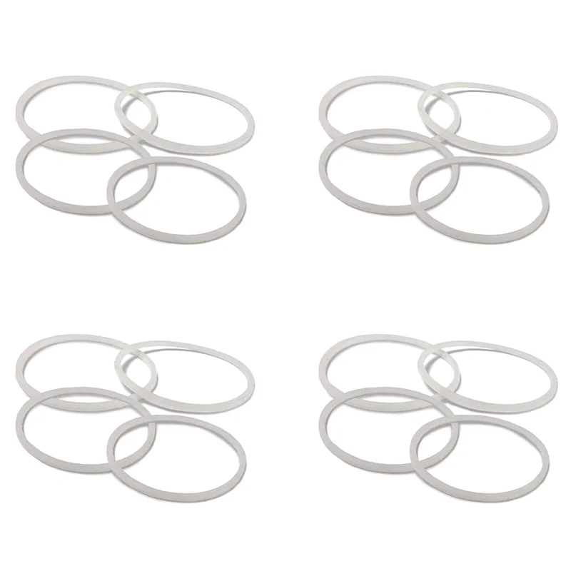 

BAAN-New Replacement Gaskets Rubber Seal Ring For Magic Blender Flat/Cross 16 Pack
