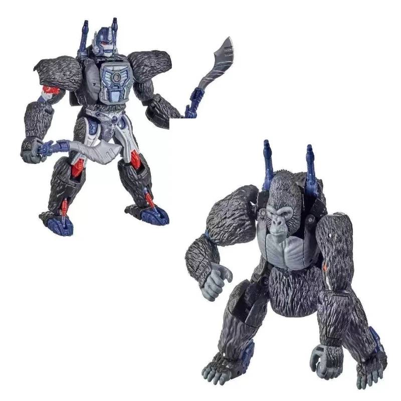 Nieuwe inventaris Transformer G1 Chimpanse Captain Geanimeerd speelgoed Garage Kit ‌ Art Toy festival cadeau anime karakter verzamelmodel
