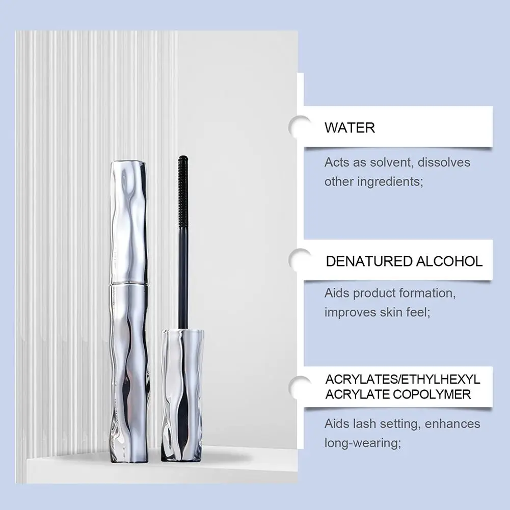 Lashes Mascara Eyelash Primer Natural Curling Long-lasting Waterproof  Enlarge Eyes Eyelash Extensions Non-clumping Eyes Make Up